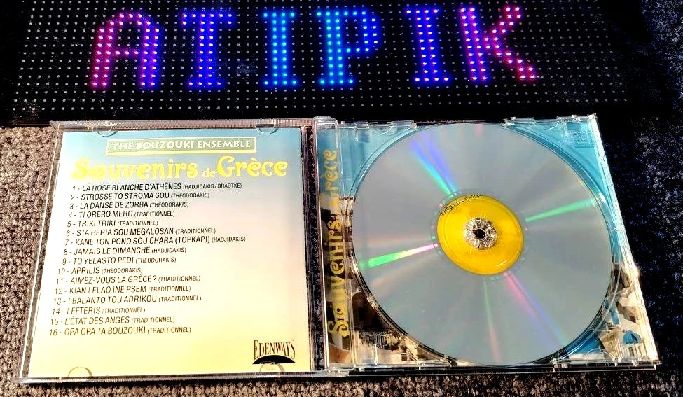 📀Cd Souvenirs De Grèce - Bouzouki Ensemble - Voyage Musical Raro 👌 – photo 4